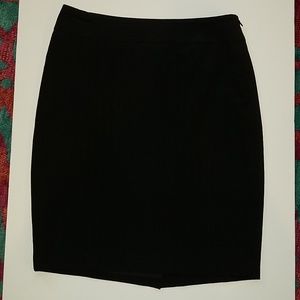 The Limited black pin stripe pencil skirt